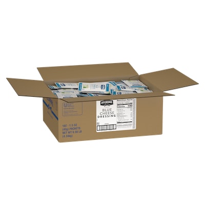 Hellmann's® Classics Blue Cheese Dressing Sachet 102 x 1.5 oz - To your best salads with Hellmann's® Classics Blue Cheese Dressing (102 x 1.5 oz) that looks, performs and tastes like you made it yourself.